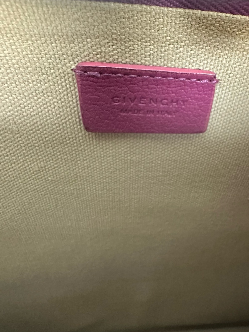 Givenchy Antigona Leather Pouch with Gold Logo - Picture 6 of 6